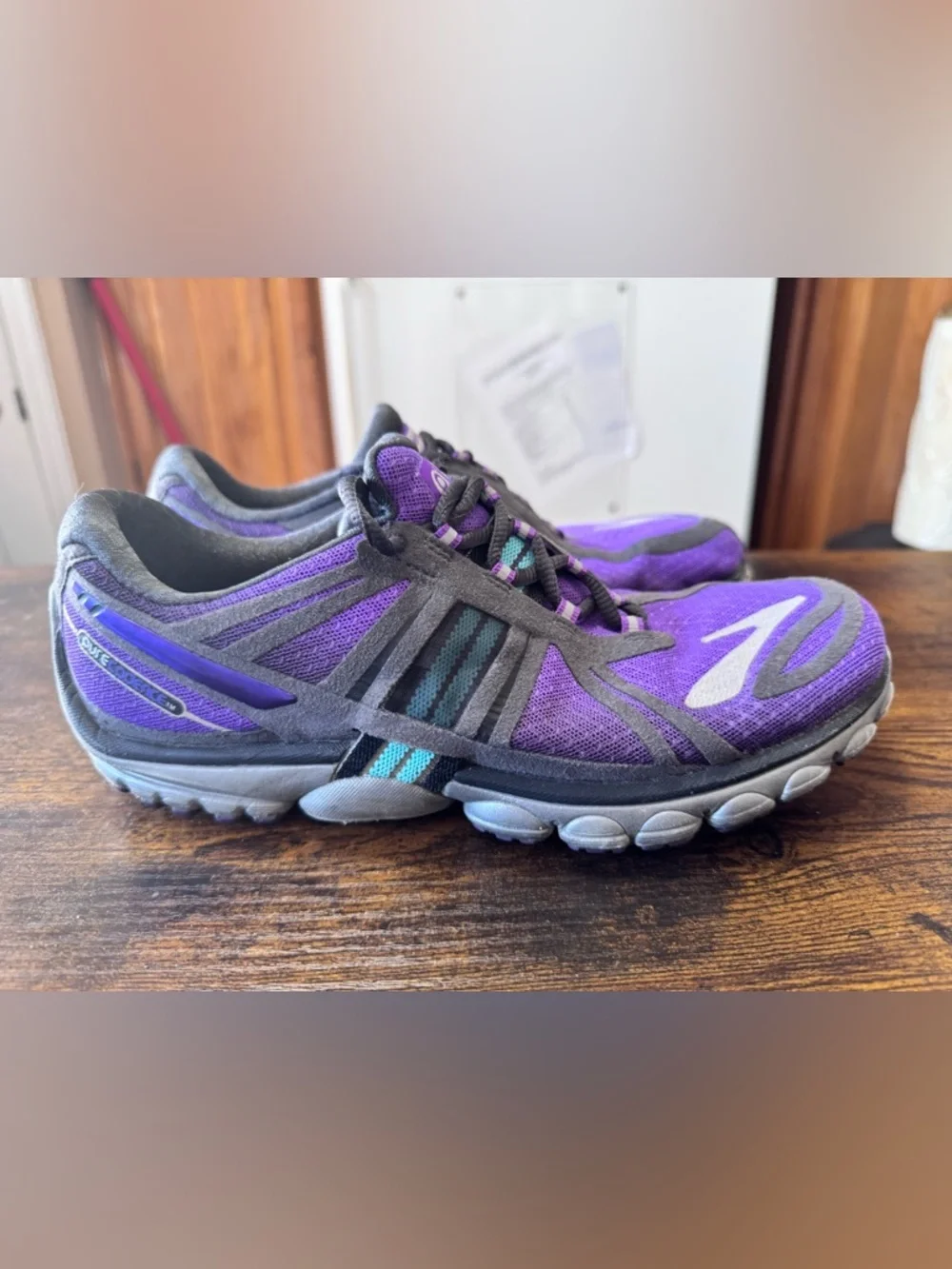 Brooks PureCadence 2 Running Shoes - Purple & Gray - Size 9